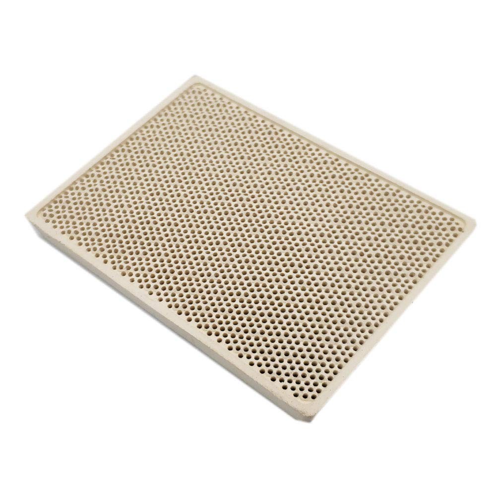 Meter Star Cordierite Ceramic Burner High 5.2inx3.6inx0.55in, White gallery