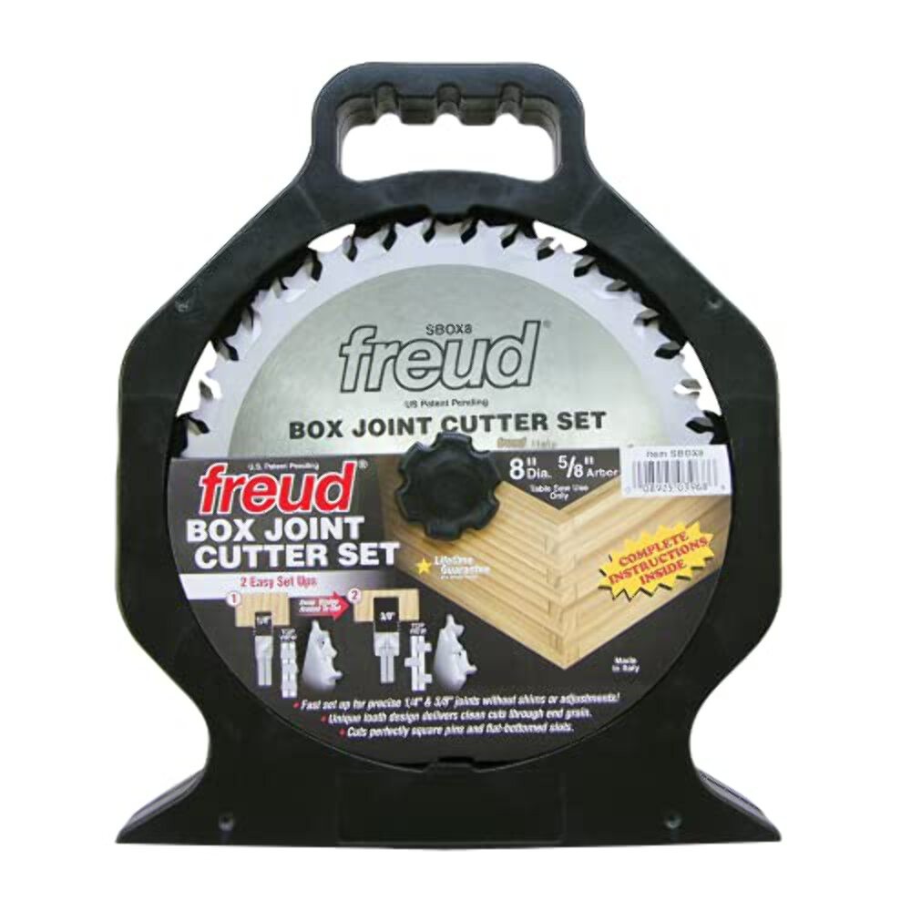 Freud 8 In. x 20T Box Joint Cutter Set gallery