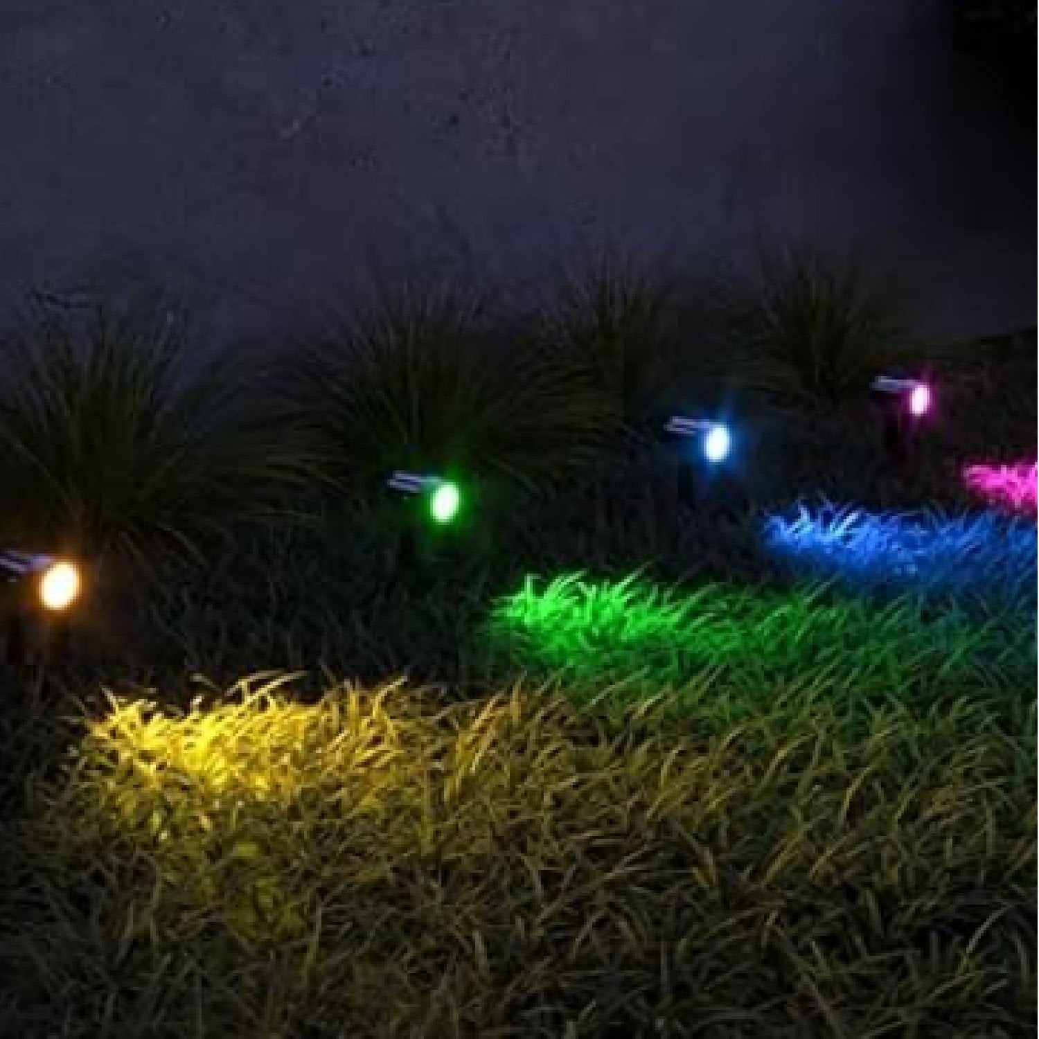 Deck Impressions Solar Spotlight with Detached Solar Panel, 4-Pack gallery