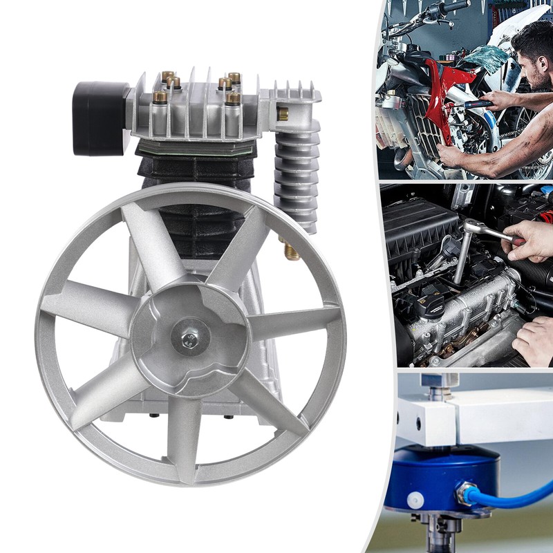 3HP Air Compressor Pump Head Single Stage Twin Cylinder Air Compressor Pump Head gallery
