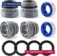 4 Pack – 4560 Pool Hose Conversion Adapters Kit for Intex Hayward Coleman Pool F