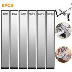 6pcs Diamond Sharpening Stone Set for Knife 180 400 800 1500 2000 3000 Grit