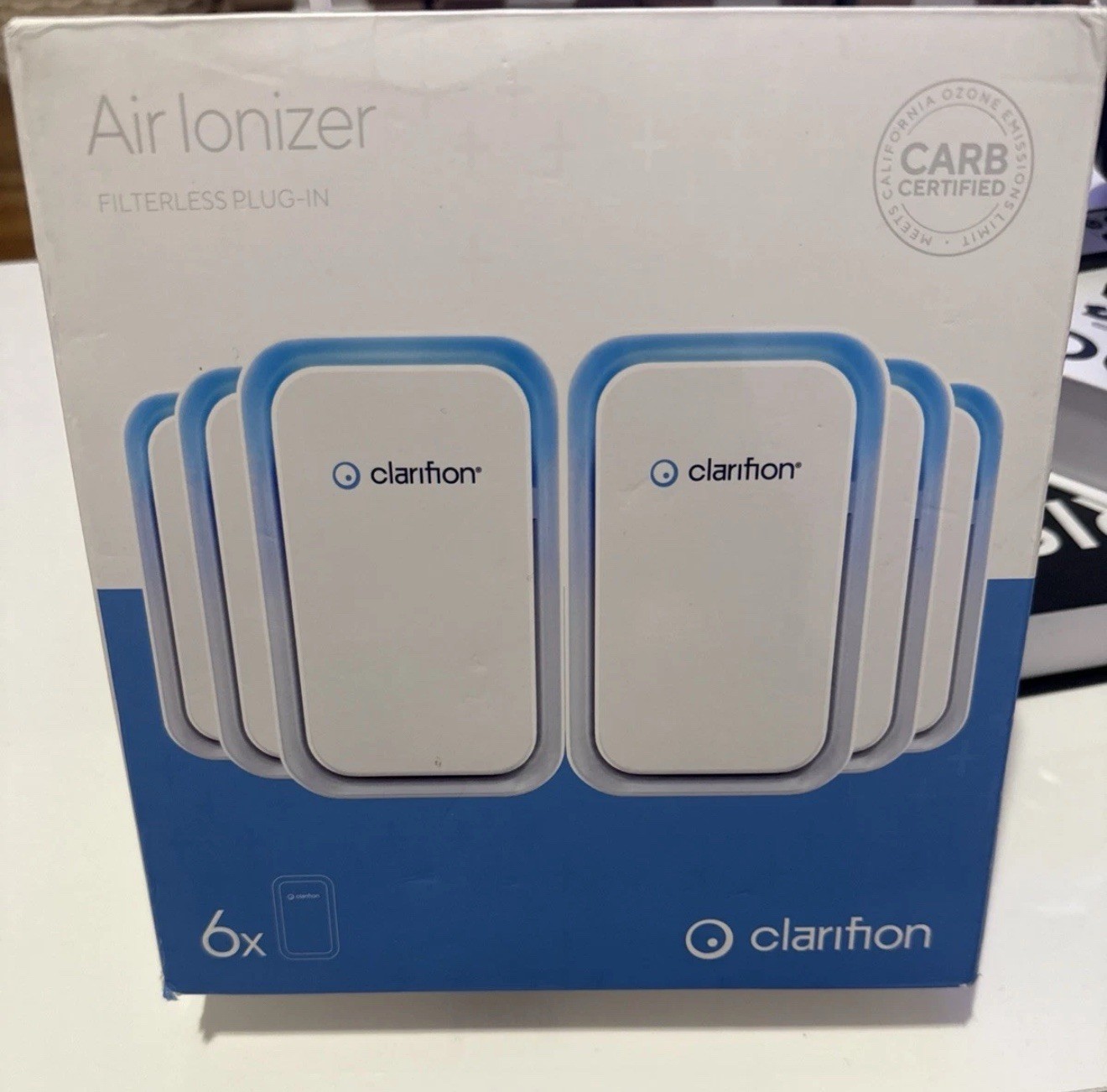 Clarifion 6-Pack GL-139 Filterless Air Ionizers for Home Negative Ion Fil. NEW gallery