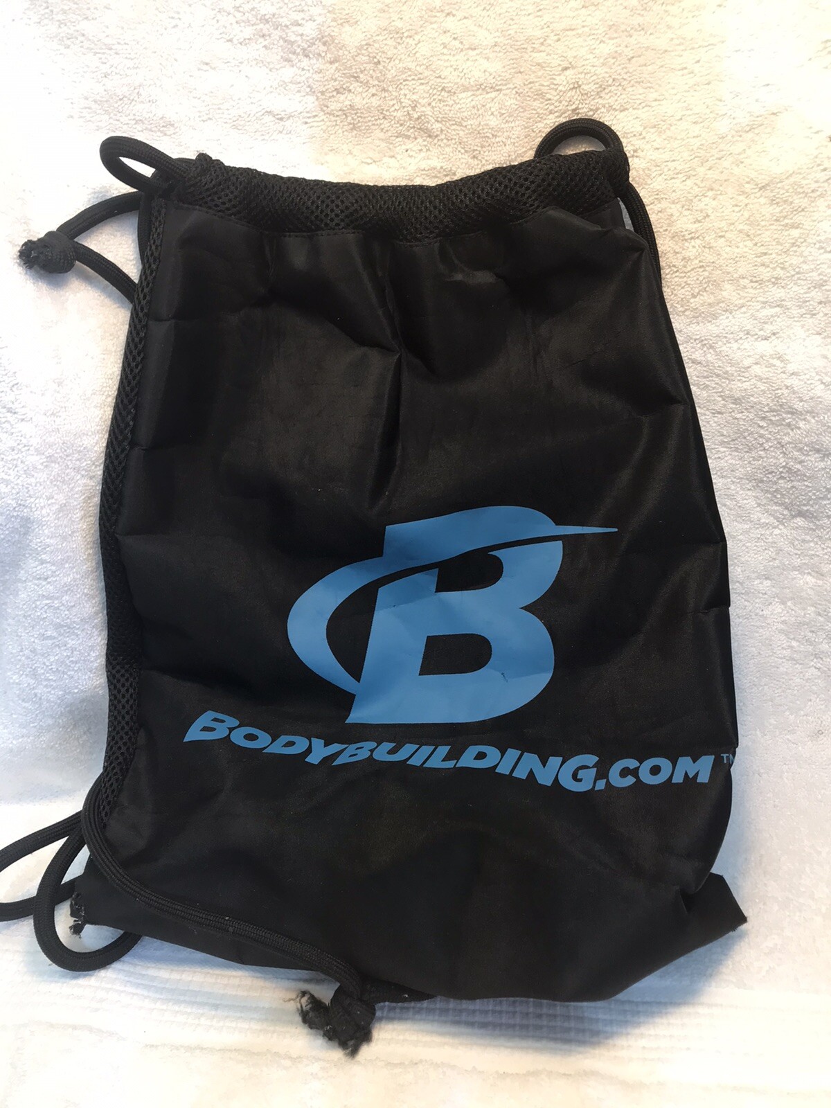 Bodybuilding.com back pack Adjustible Corded Straps, Used