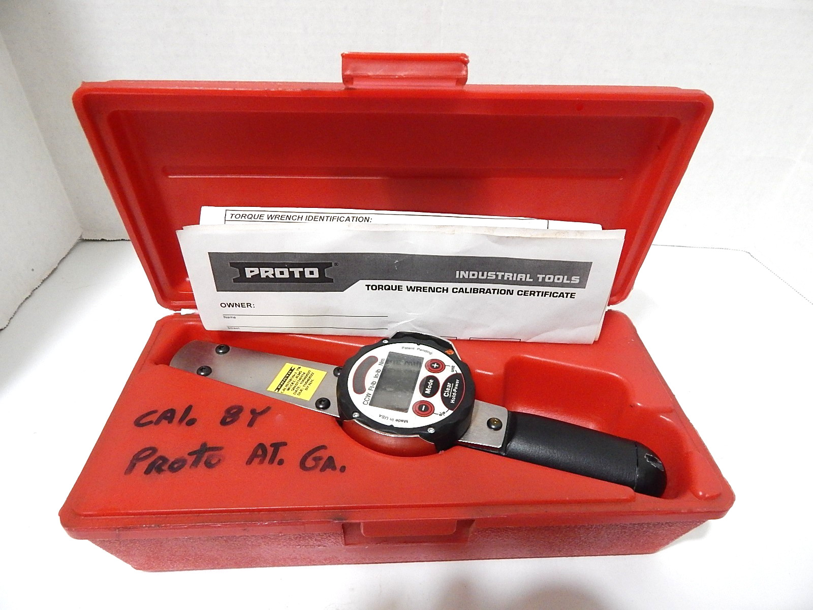 PROTO 3/8 DRIVE ELECTRONIC TORQUE WRENCH 25-250" LBS.J6345 gallery