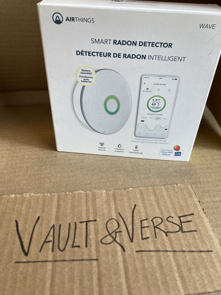 Airthings Wave 2nd Generation Smart Radon Detector - New And Sealed