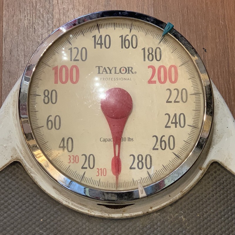Taylor Professional Large Platform Mechanical Scale 330 Pounds 2 Markers gallery