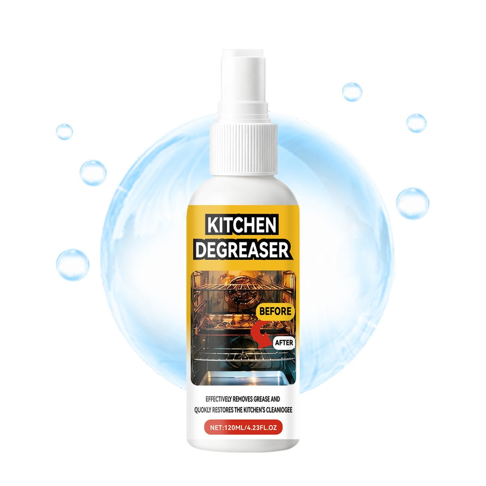 Grease Killer Spray-120ml, Greasekiller Grill Cleaner Extra Strong, Oven Cleaner gallery