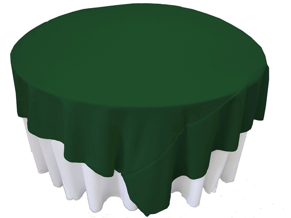 Polyester Poplin Washable Square Tablecloth, Stain and Wrinkle Resistant Tabl...