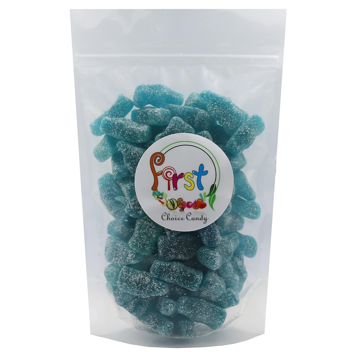 FirstChoiceCandy Sour Mini Gummy Soda Bottles (Blue Raspberry) gallery