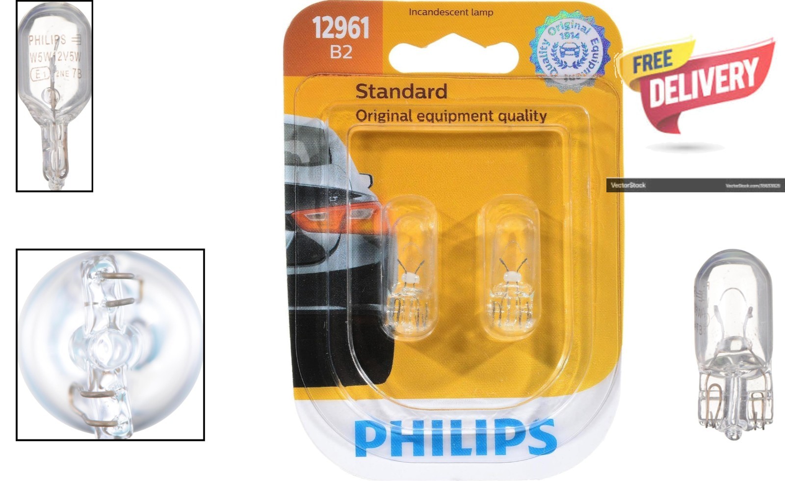 LED Mini Bulb 2825 - 5W, Vehicle Specific Fit - Brighten Your Drive Safely gallery