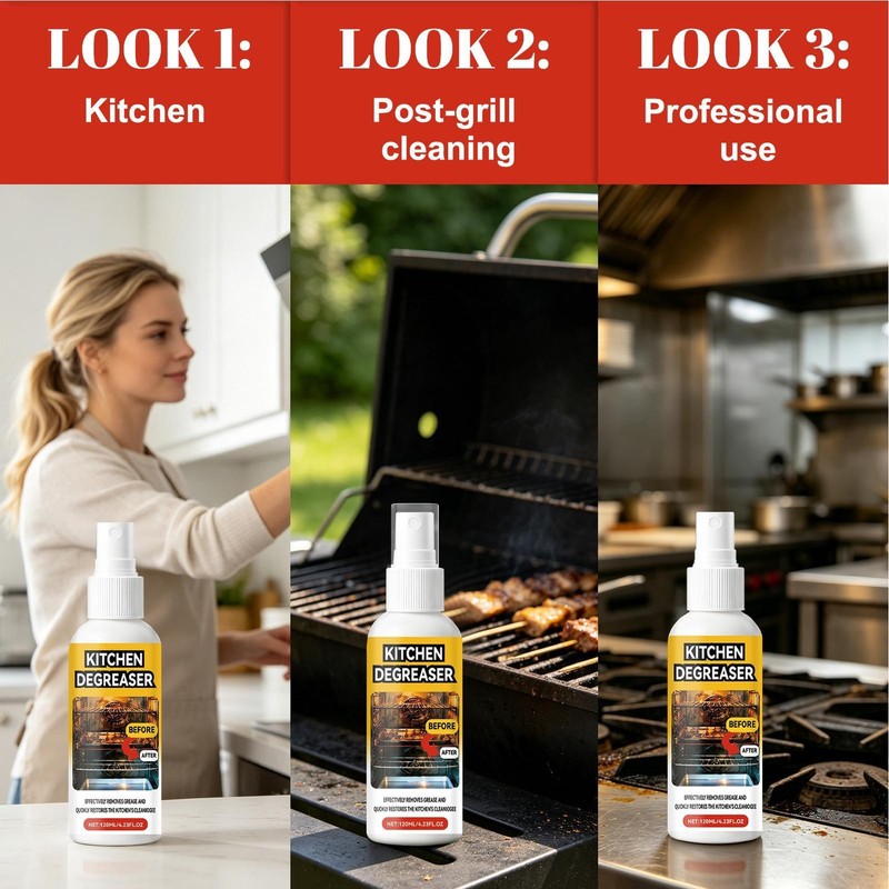 Grease Killer Spray-120ml, Greasekiller Grill Cleaner Extra Strong, Oven Cleaner gallery