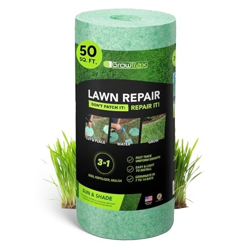 Biodegradable Grass Seed Mat, Year Round Green - 50 Sq Ft Quick Fix 50sqft gallery