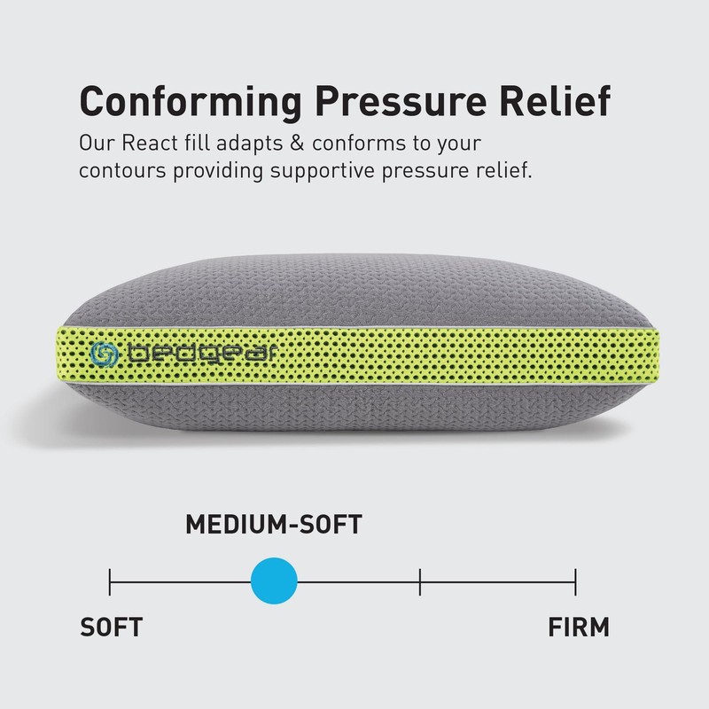 Multi-Position Performance Pillow, Medium Soft Cooling Pillow for Back, Side ... gallery