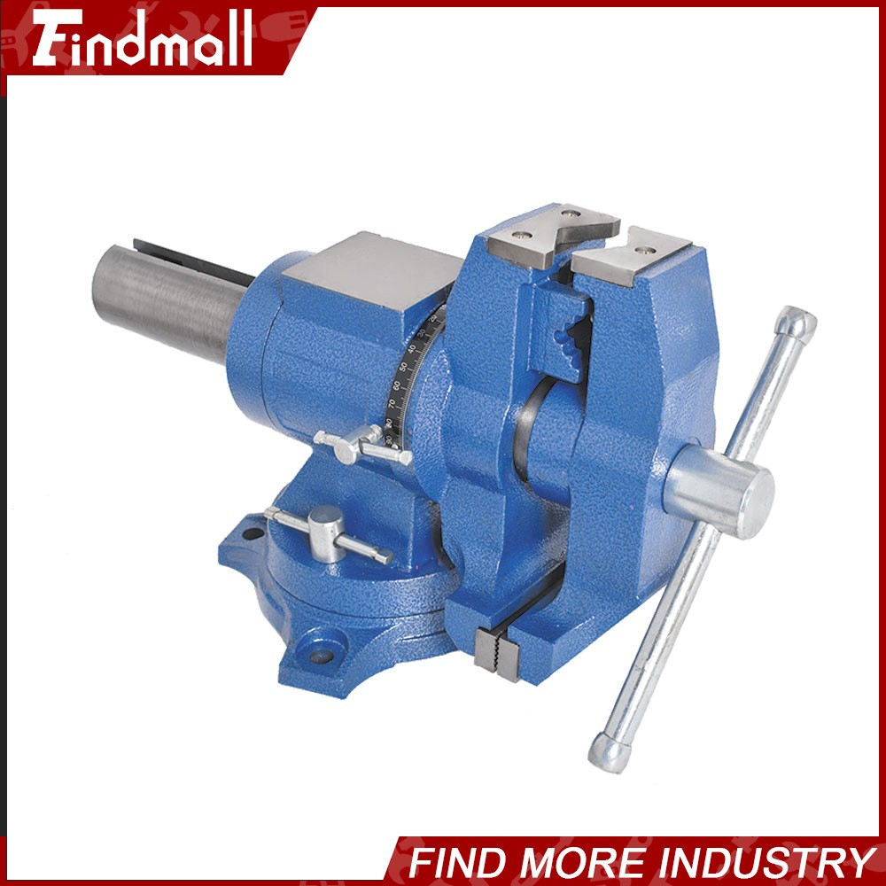 Findmall 5" Heavy Duty Rotation Swivel Base Rotating Bench Vise 360 Degrees gallery