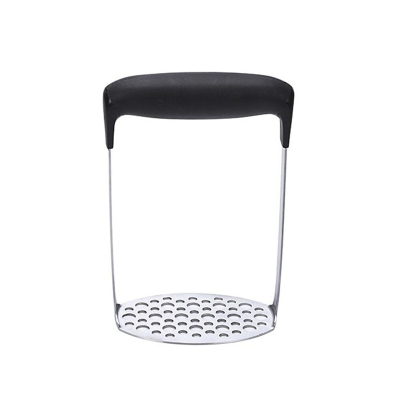 Crusher Potato Masher Long Head Hole Multifunction Stainless Steel Manual Masher gallery