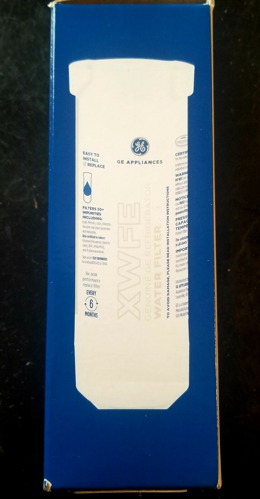 Genuine GE XWFE (XWF)Refrigerator Filters (With Chip) gallery