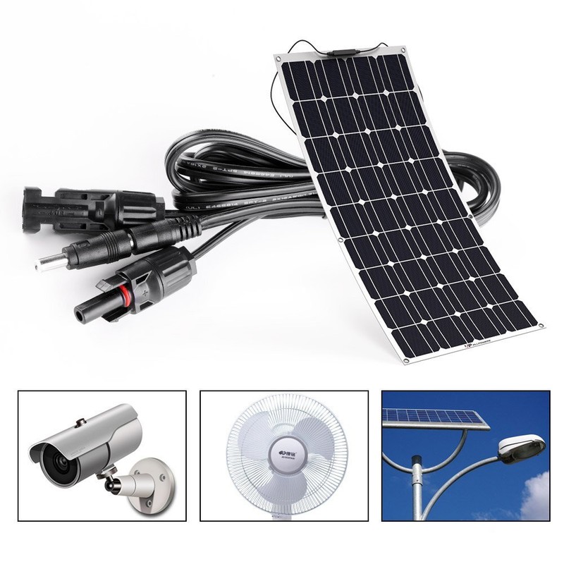 Solar Panel Adapter Cable 16AWG - 8mm to DC 5.5x2.5mm Plug Extension gallery