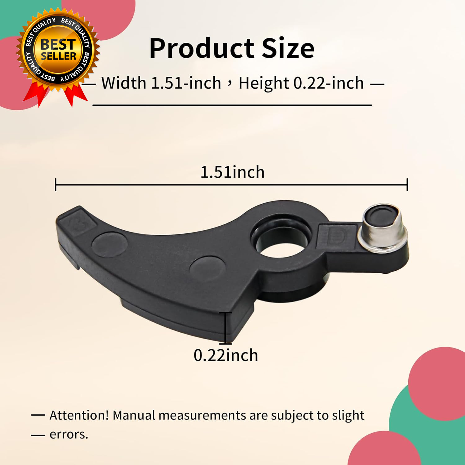 4-Pack 90567077 Trimmer Replacement Lever Assembly for Black&Decker gallery