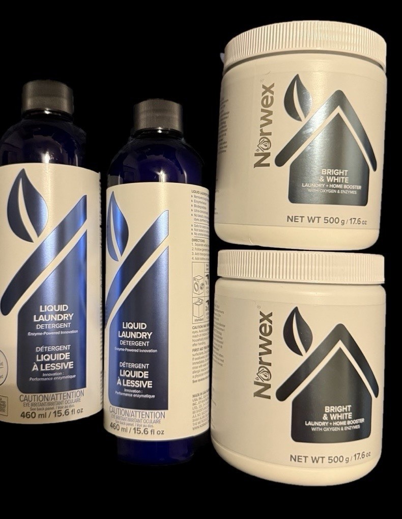 Norwex bundle 2x Liquid laundry unscented & 2x Oxy Booster. gallery