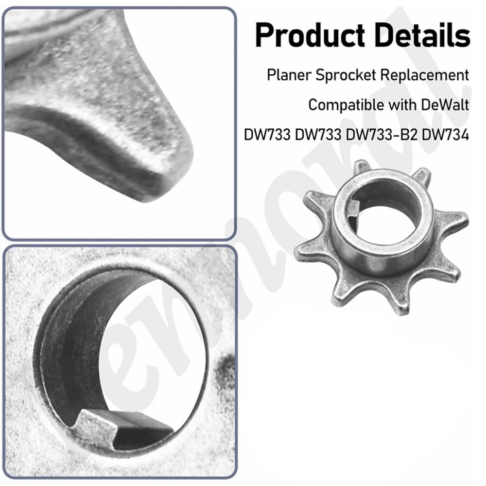 2pack Replacement Fits De-Walt Sprocket Fits DW733 DW734 Planer - 285928-00 gallery