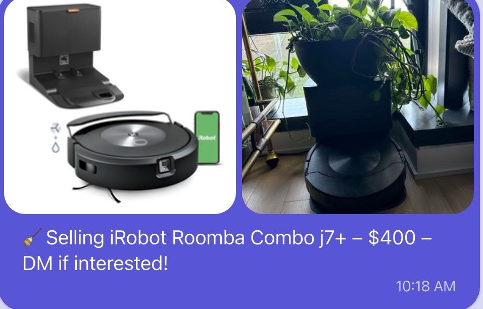 iRobot iRobot Roomba j7+ J755020 Robotic Vacuum Cleaner gallery