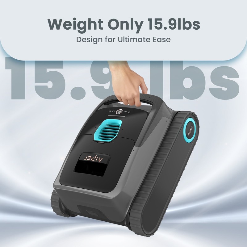 Aiper Scuba 1600W Cordless Robotic Pool Cleaner, Lightweight 15.9 lb, gallery