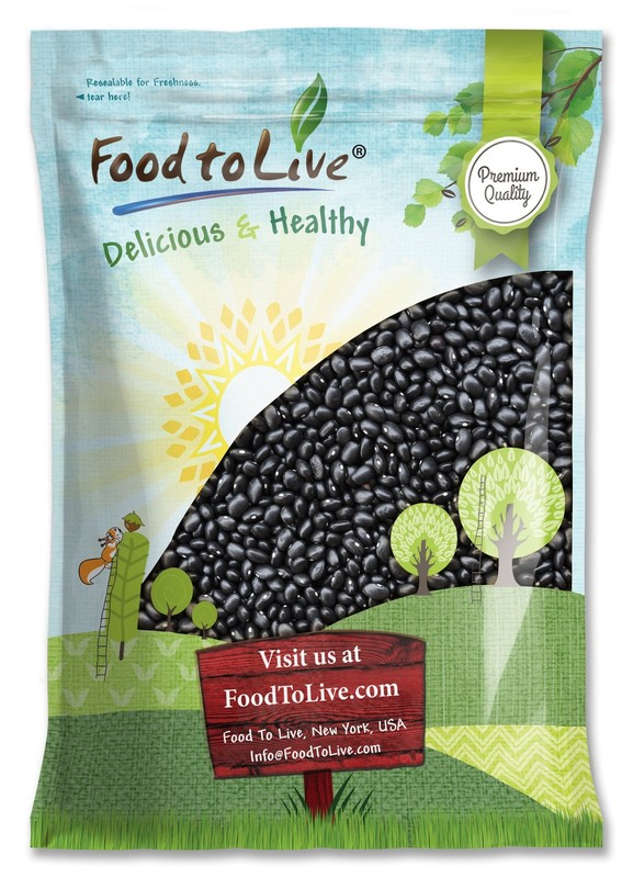 Black Beans - Sproutable, Kosher, Raw, Vegan - by Food To Live gallery