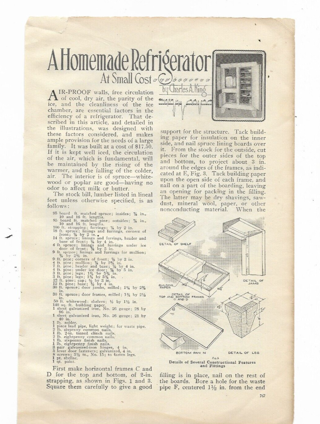 A HOMEMADE REFRIGERATOR AT SMALL COST PARTS ASSEMBLE ASSEMBLY INSTRUCTIONS .5 gallery