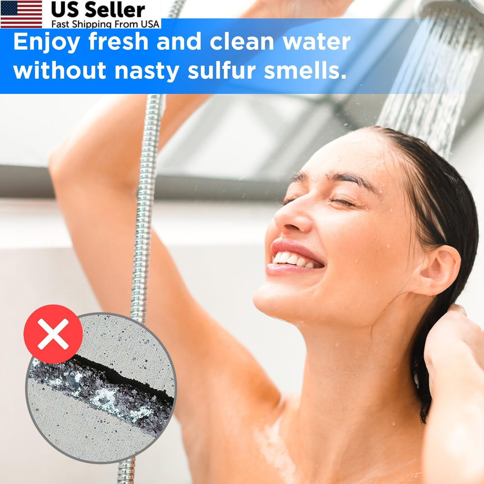 Powered Electric Anode Rod Water Heater Eliminate Sulfur Smell 40-89 Gallon USA gallery