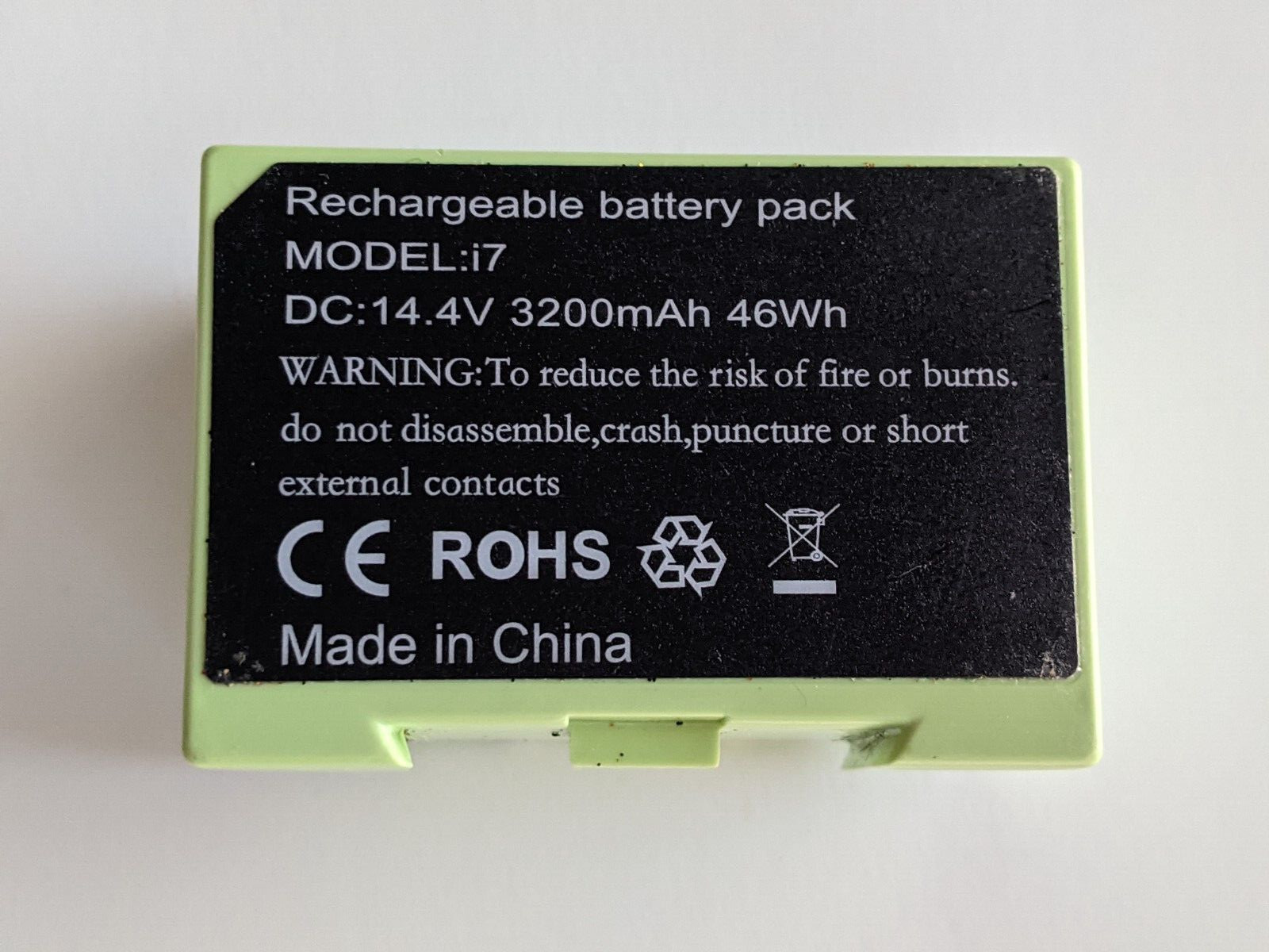 3200mAh 14.4V 46Wh Replacement Rechargeable Battery for iRobot Roomba i7 - Green gallery