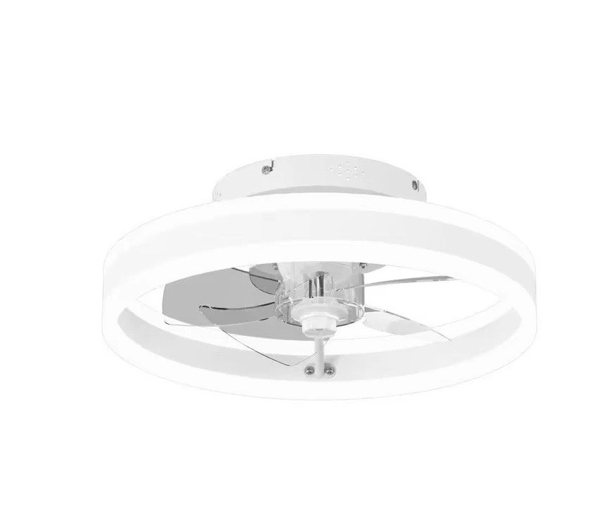 Ceiling Fans with Lights and Remote - Dimmable LED (3000-6000K)) 15.75” Modern gallery