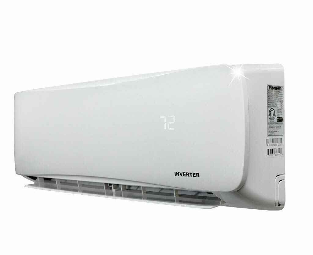 9000 BTU Ductless Mini Split Air Conditioner Heat Pump, ceiling cassette / WIFI gallery