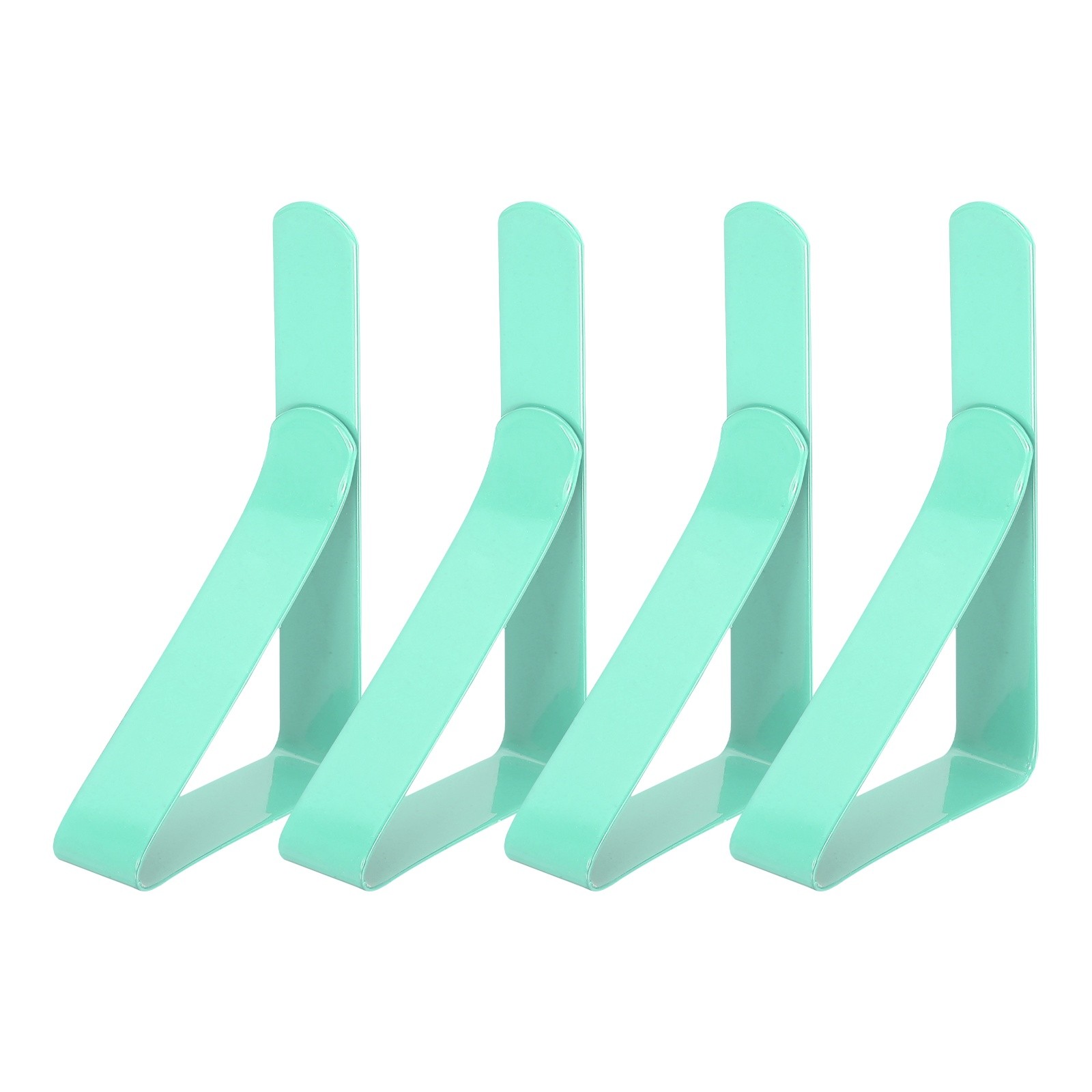 4 Pack Tablecloth Clips, 2.95" x 1.77" Table Cloth Cover Clamps, Green gallery