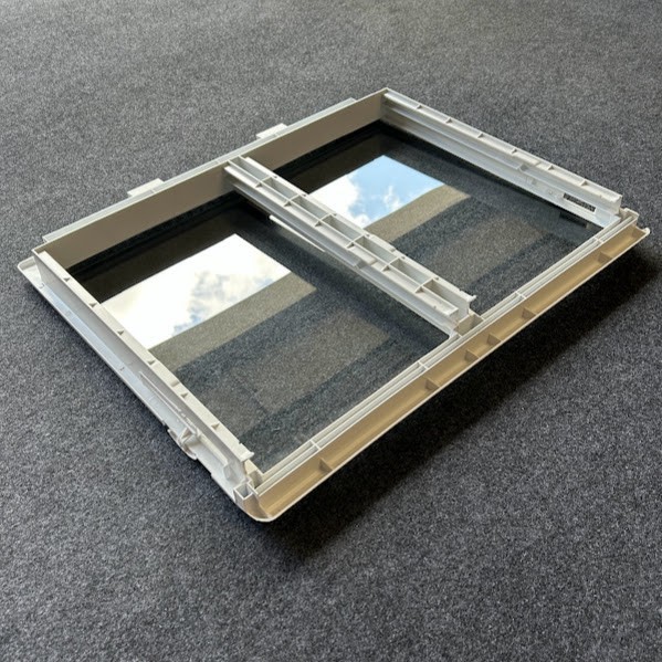 Frigidaire Refrigerator Crisper Shelf Cover w/ Glass Part # 240364790 240350609 gallery