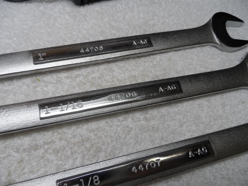 Craftsman SAE Combination Wrench Set, 12 pt, 1" to 1-5/16" - 5 pcs (A-AG) gallery