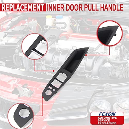 FEXON Black Window Switch Armrest Panel, Inner Door Pull Handle Trim Cover gallery