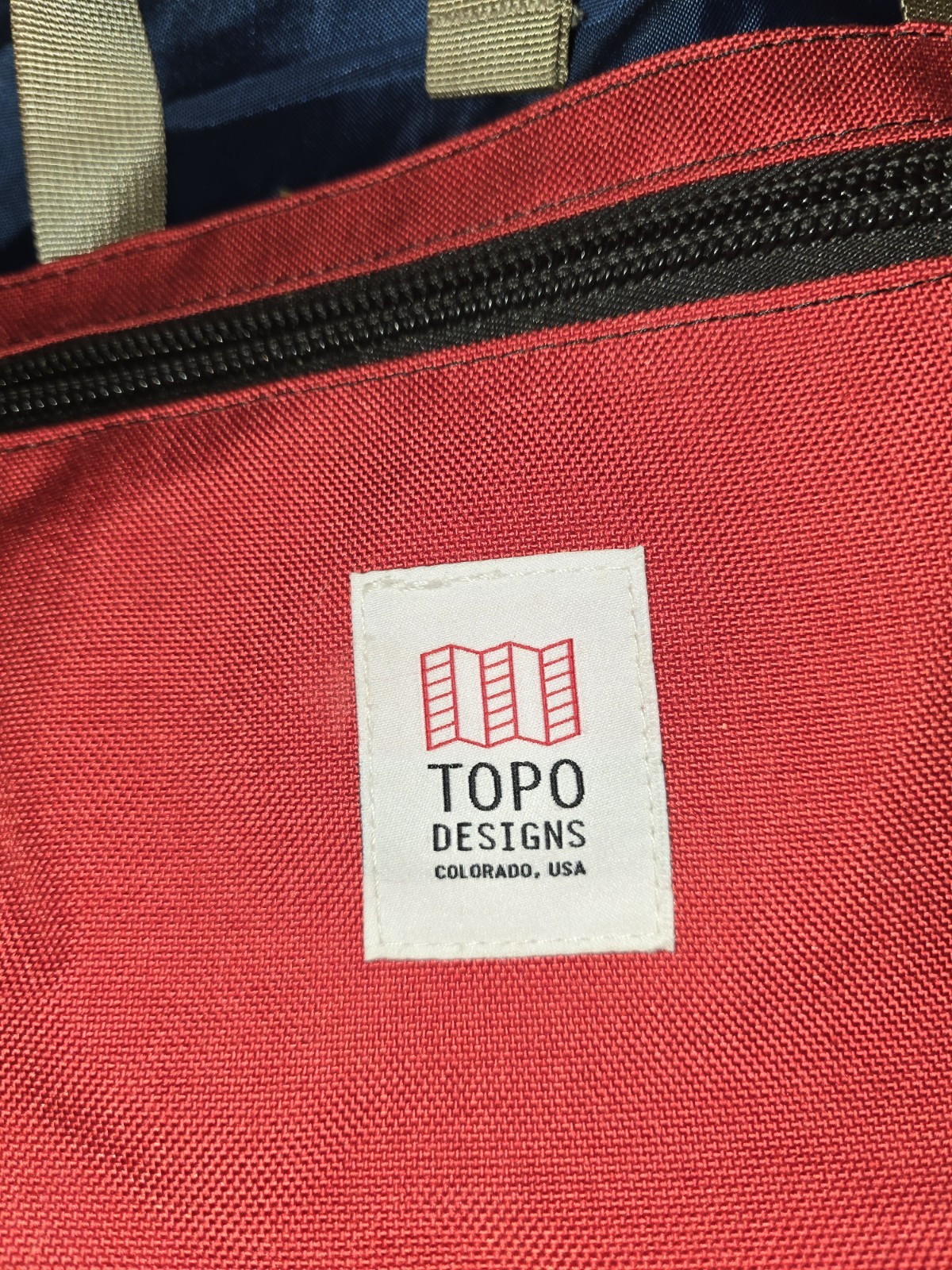 Topo Designs Rover Classic Backpack Blue/ Red/Yellow  2