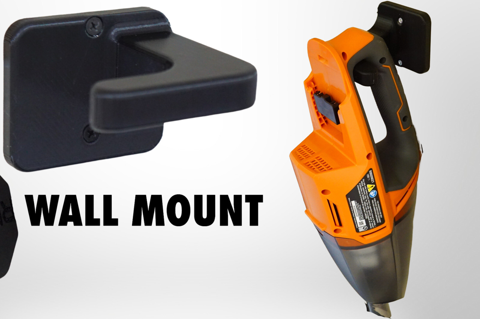 Wall Mount Bracket Holder for RIDGID 18V R8609021 Handheld Vacuum Cleaner gallery