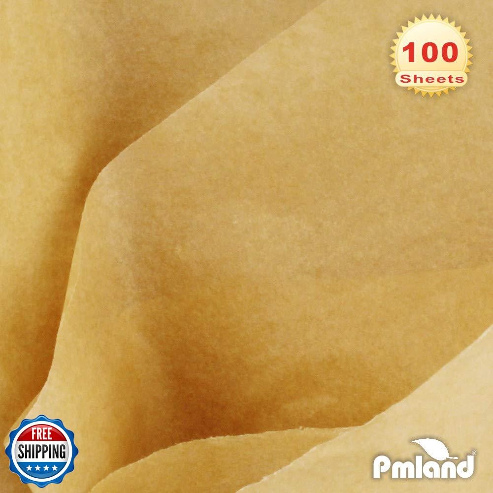 PMLAND 100 Sheets Light Brown Sand Tissue Wrapping Paper Bulk 20 x 15 Inches gallery