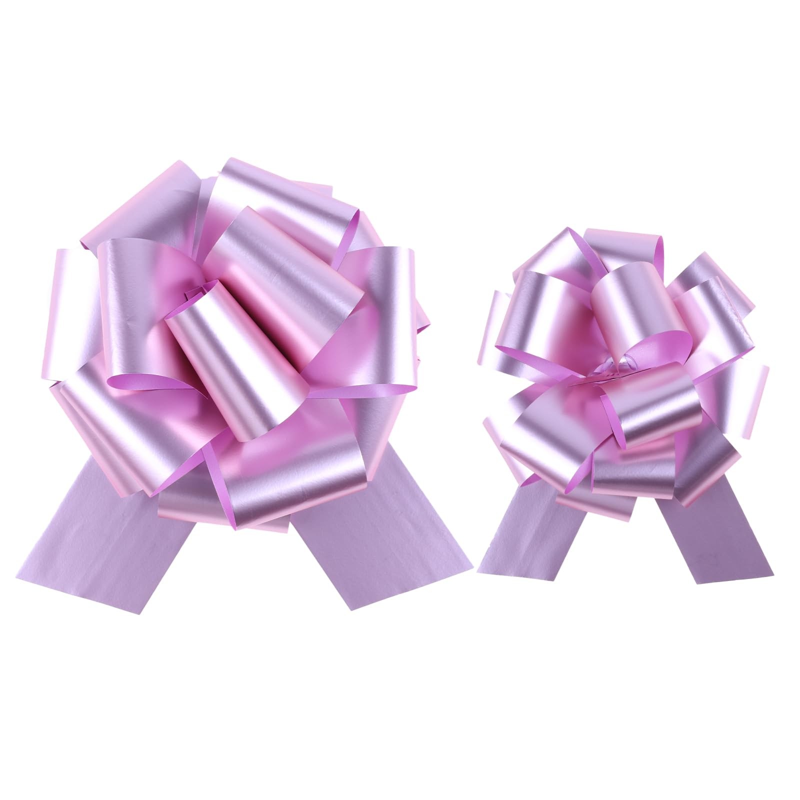 Pink Ribbon Gift Wrapping Large Pull Bows Assortment Fits 5 And 6 Inch 40 PCS gallery