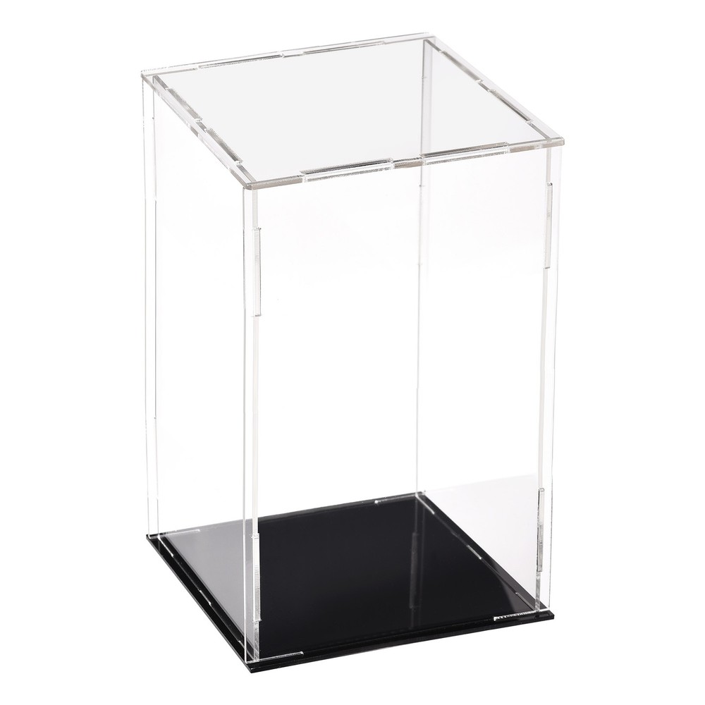 Acrylic Clear Display Case Box Dustproof Protection Cube Collectibles 10x10x20cm