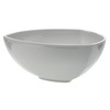 HUBERT® Triangle Shape Serving Bowl 73 oz White Melamine - 10" L x 10" W x 4 gallery