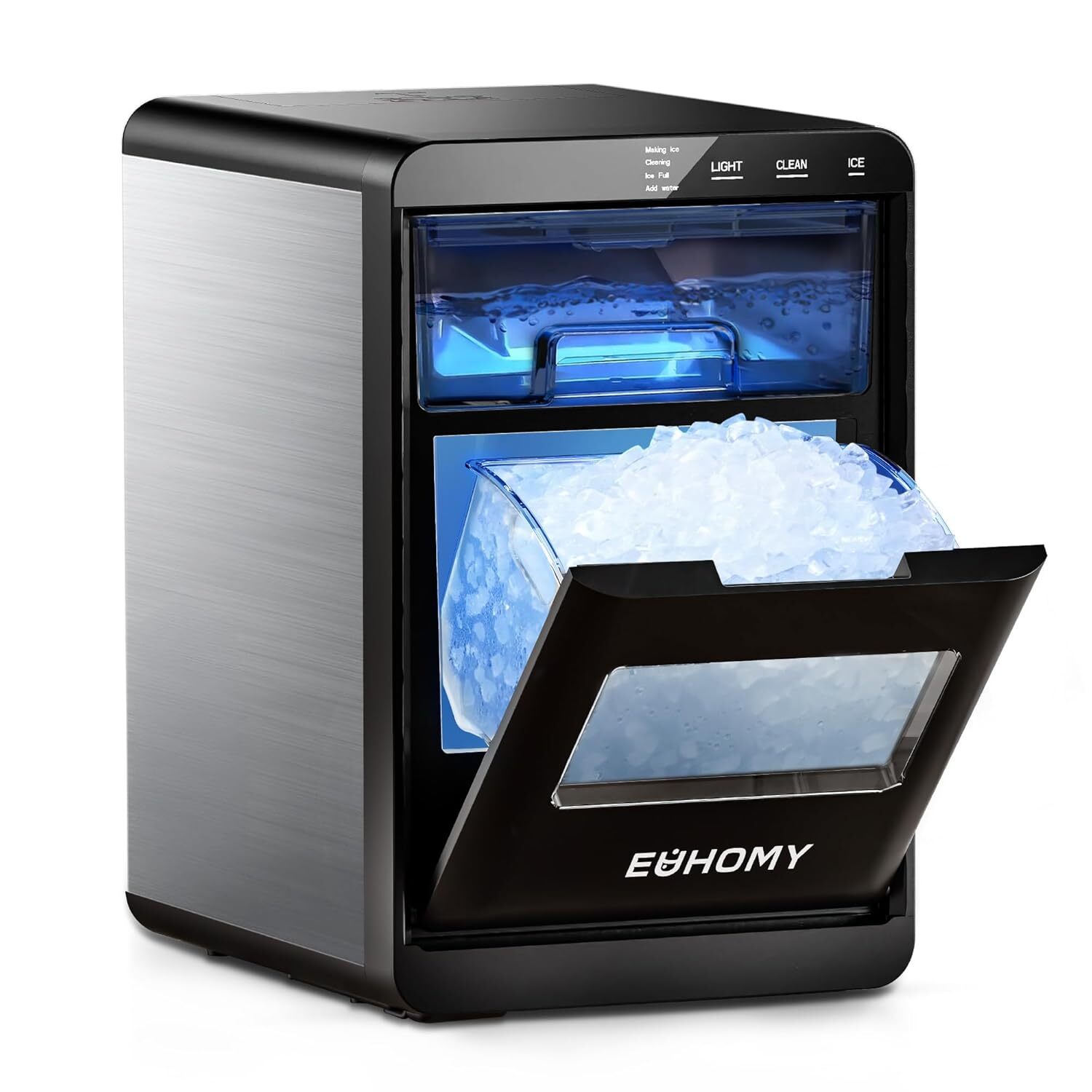 Nugget Ice Maker Countertop, 44Lbs/24H Pebble Ice Maker Machine, Self-Cleaning gallery