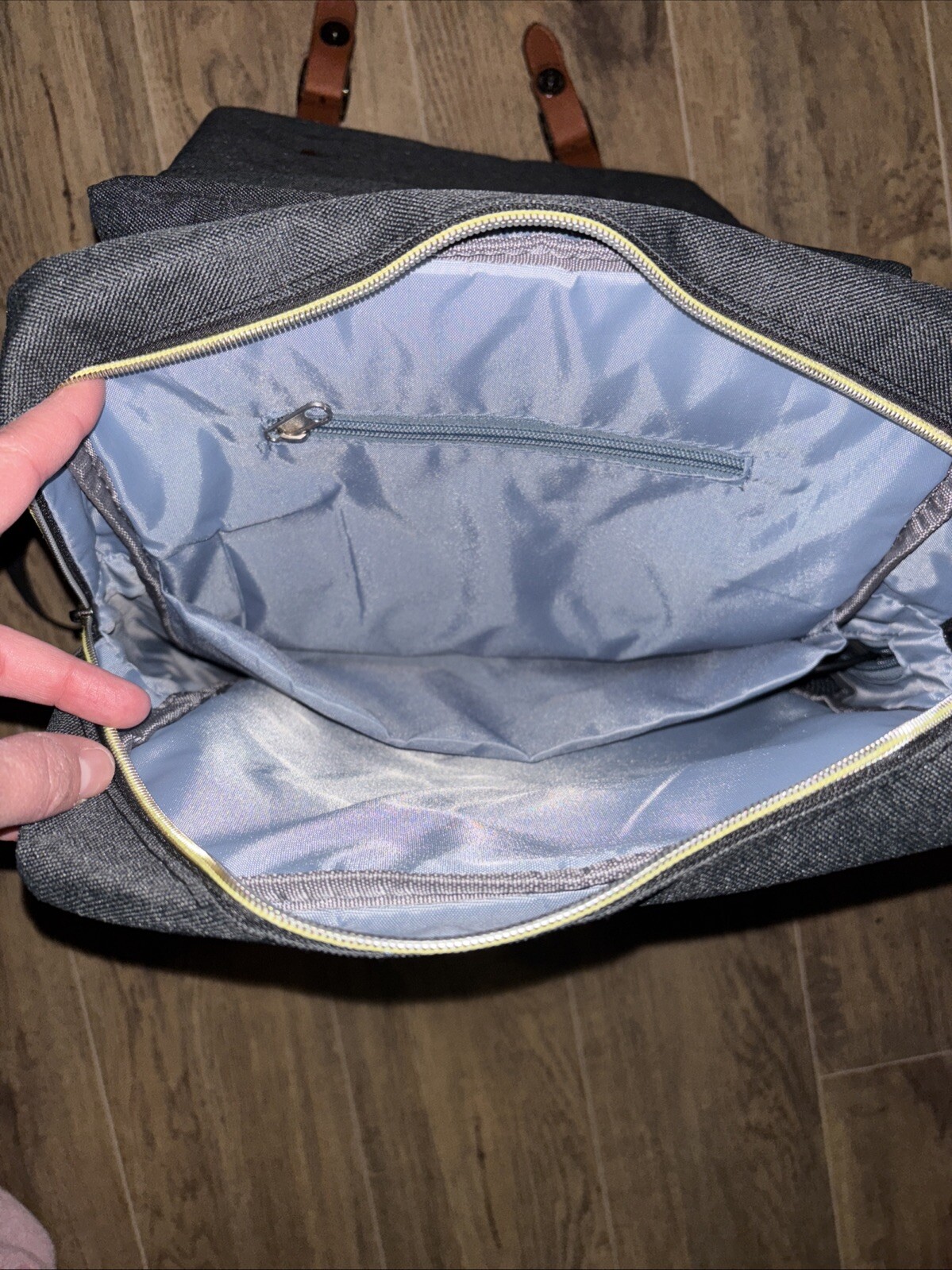 Backpack satchel style Tech Laptop Bag Attached USB Port 3