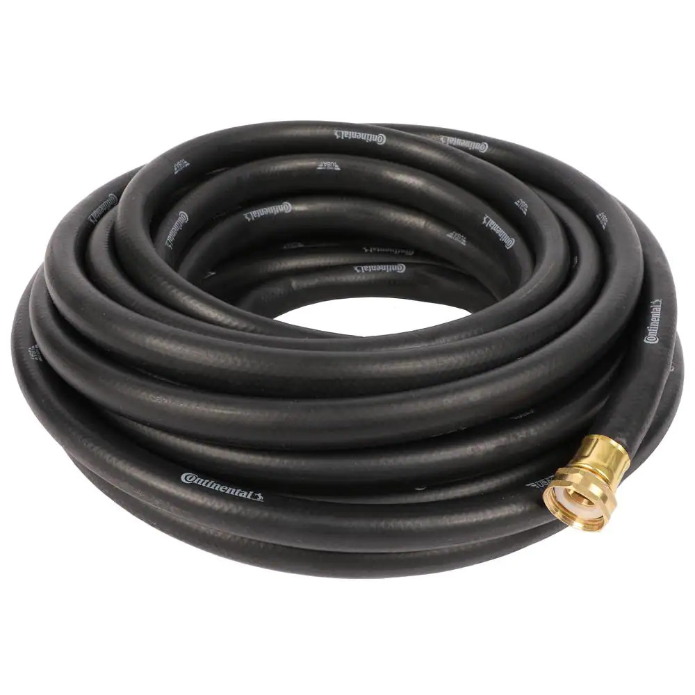NEW Durable Commercial Grade Rubber Black Water Hose 5/8in Dia x 50ft gallery