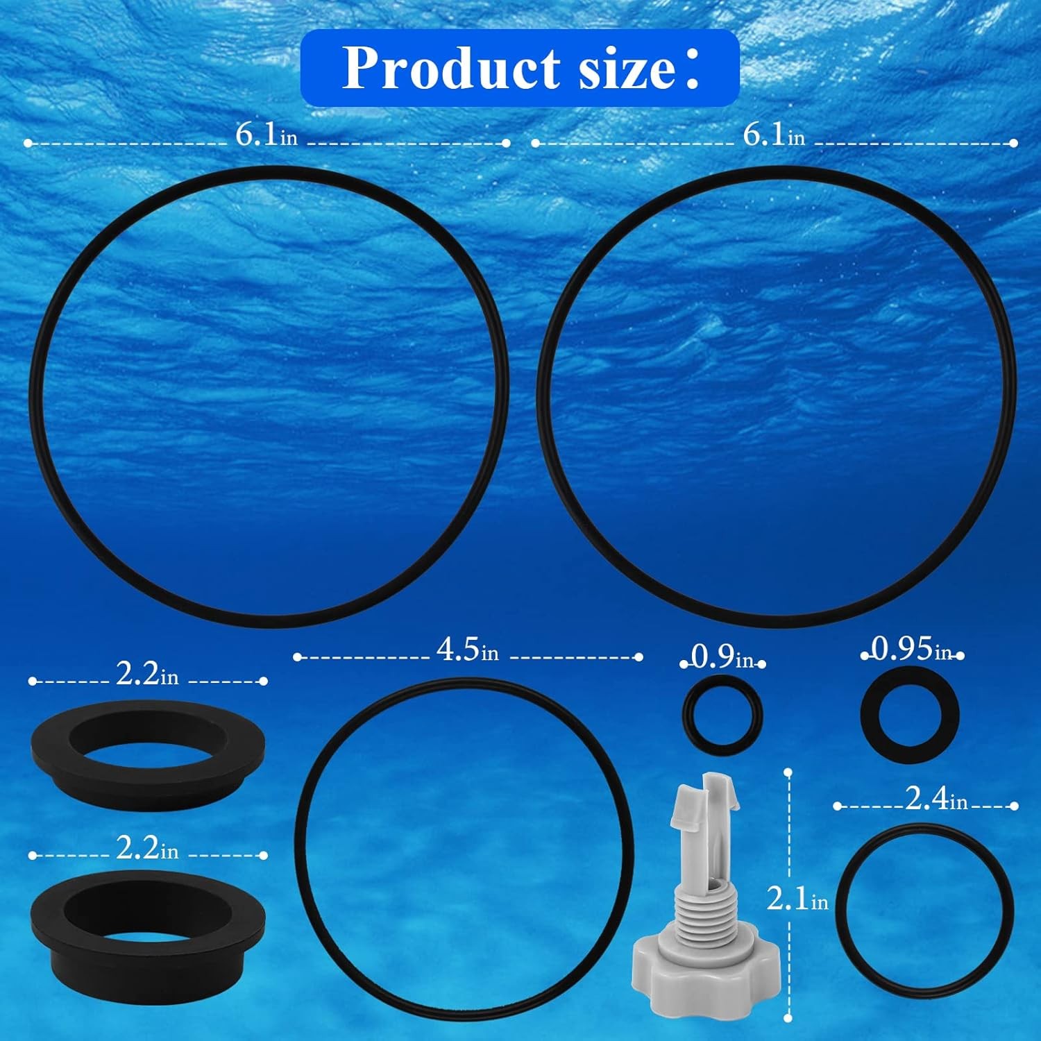 Sand Filter Replacement Parts Compatible with Intex Krystal Clear Sand Filter gallery
