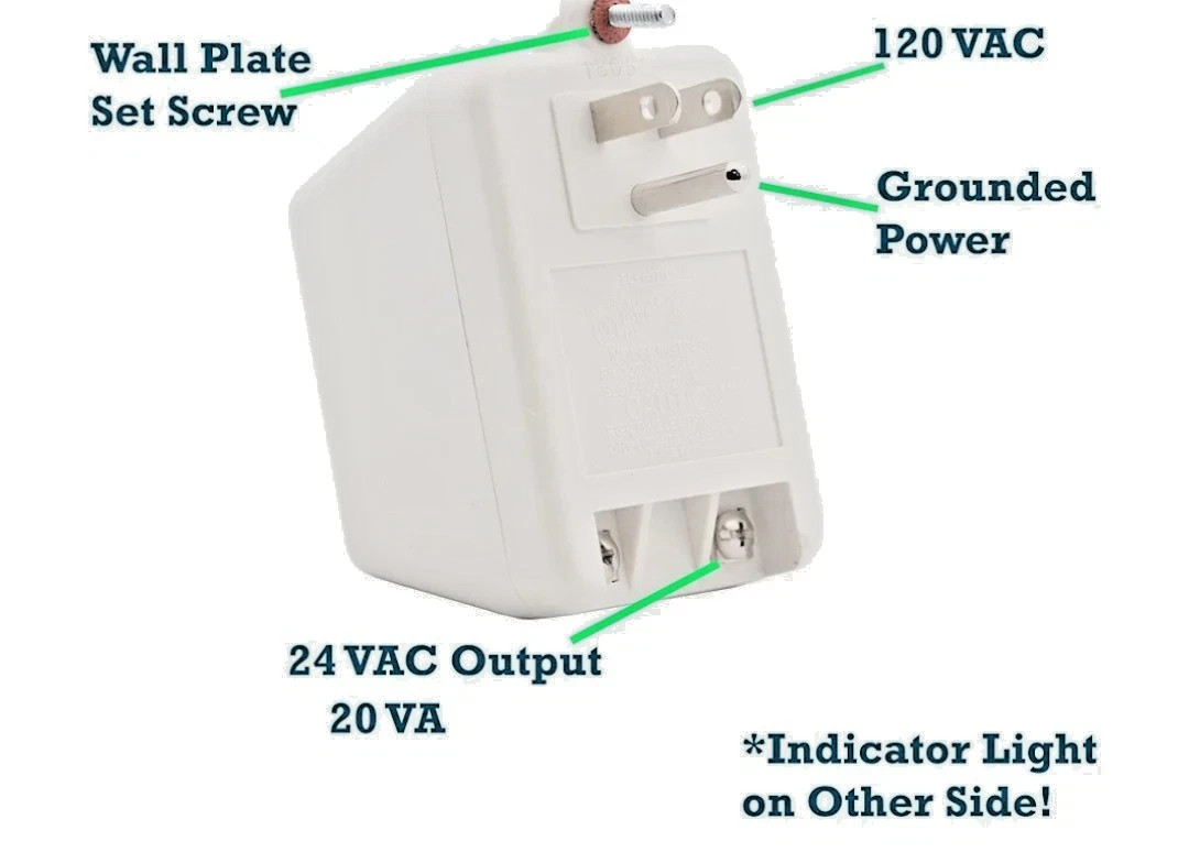 MG Electronics MGT2420 CLASS II AC POWER TRANSFORMER 24V 20V/A WITH LED UL/CS gallery