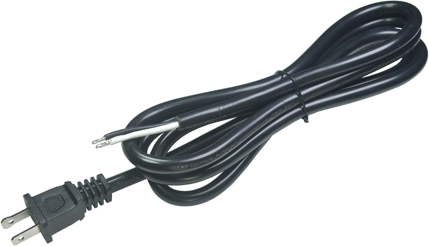 2 Prong Polarized 14 Gauge 6ft Replacement Power Cord Pigtail Tool Heavy Duty... gallery