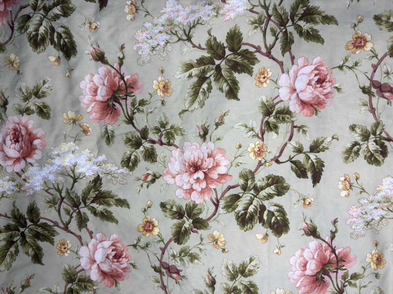 Ralph Lauren Yorkshire Rose Sheet Set KING Sage Green Floral Botanical gallery